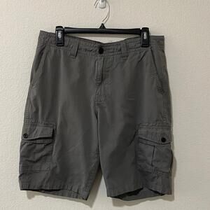 Tony Hawk Men's Gray Cargo Shorts 32